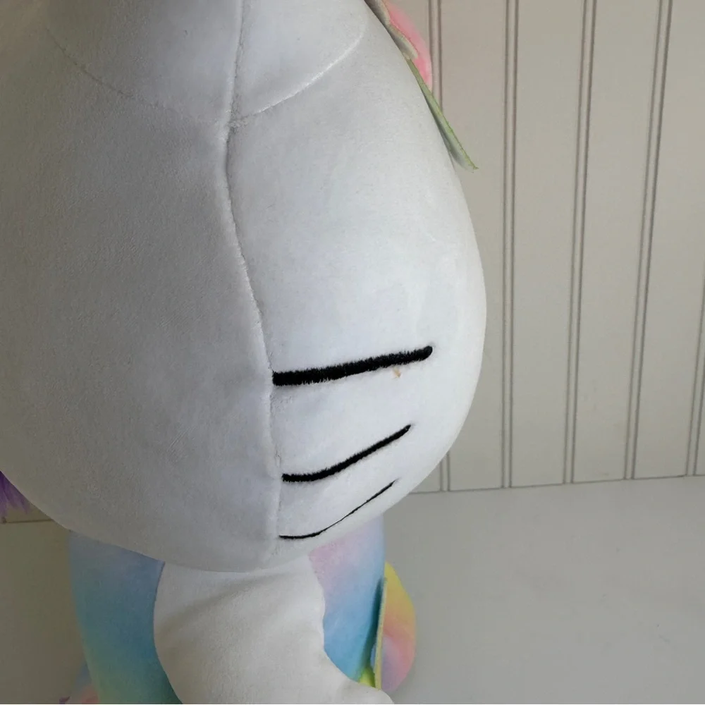 Sanrio Hello Kitty 24” Rainbow‎ 🌈 🦄 Unicorn Plush Doll Large Plush